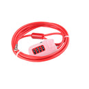 GIYO L-03 2M Anti-theft 4 Digits Code Bicycle Cable Lock for Motorcycle MTB Road Bike