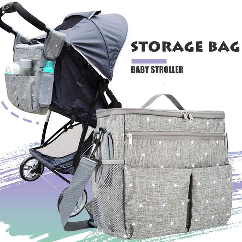Baby Storage Bag Baby Stroller Cup Bottle Feed Holder Mummy Pram Pushchair Organiser