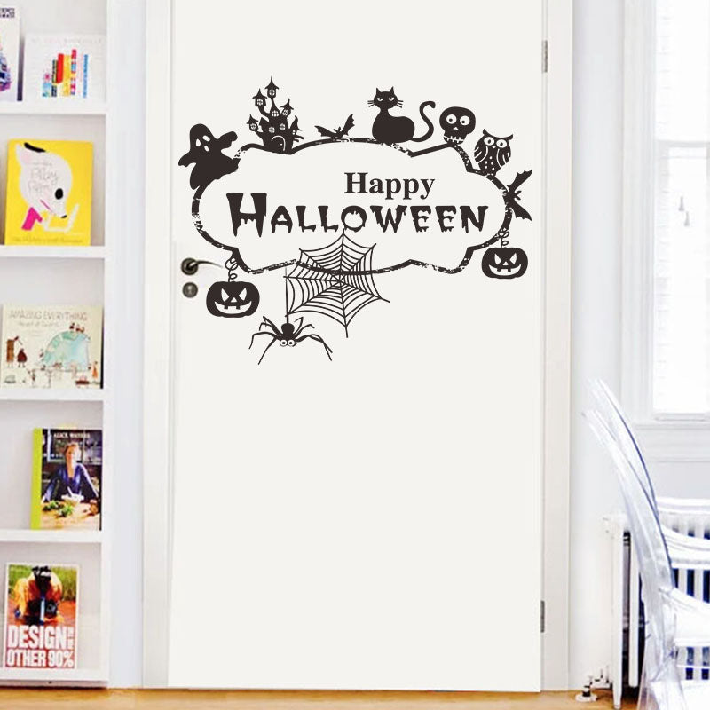 Miico FX3039 Halloween Sticker Novetly Cartoon Wall Sticker Removable Sticker For Room Decoraion