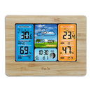 Wireless LCD Color Weather Station Digital Forecast Hygrometer Thermometer Clock Sensor -20~60C