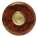 Imitation Carbon Fiber Metal Eye Anti-Slip Mat Wood Color For Cello