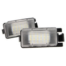 Pair 18LED Number License Plate Light Lamp Bulb White For Nissan Infiniti G37 G35