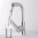 360 Chrome Faucet Kitchen Bathroom Basin Sink Hot & Cold Water Mixer Tap