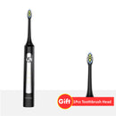 Electric Toothbrush Sonic Vibration Magnetic Levitation Induction Rechargeable 4 Modes Timer 2 Soft Toothbrush Heads Teeth Whitening