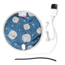 Pet Dog Cat Electric Heating Pads 220V 20W Winter Warmer Mat Bed Portable