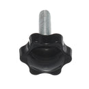 Suleve M8TS1 10Pcs M8 30mm Star Shape Head Thread Knurled Thumb Screw Clamping Grip Knob Screw
