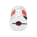 Machifit 6.35mm Aluminum Coupler Coupler Connector OD25mm x L30mm CNC Stepper Motor Shaft Coupling