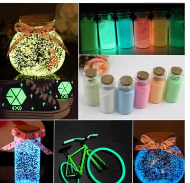 DIY Fluorescence Paint Art Luminous Powder Design Wishing Bottle Jewelry Findings