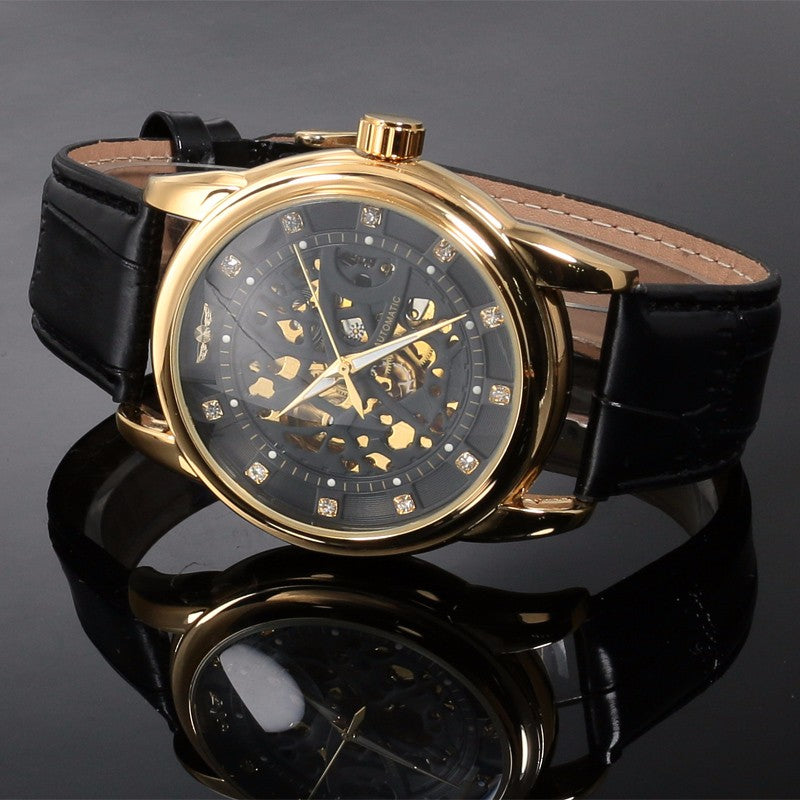 Casual Style Automatic Mechanical Watch Full Steel Luxury Men Wrist Watches