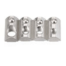 Drillpro 50pcs 30 Series Round Roll T Slot Elastic Nut Spring Nut for 30 Series Aluminum Profile