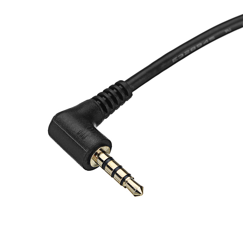 Claite 3.5mm Male To 3.5mm Female 25cm Audio Extension Cable