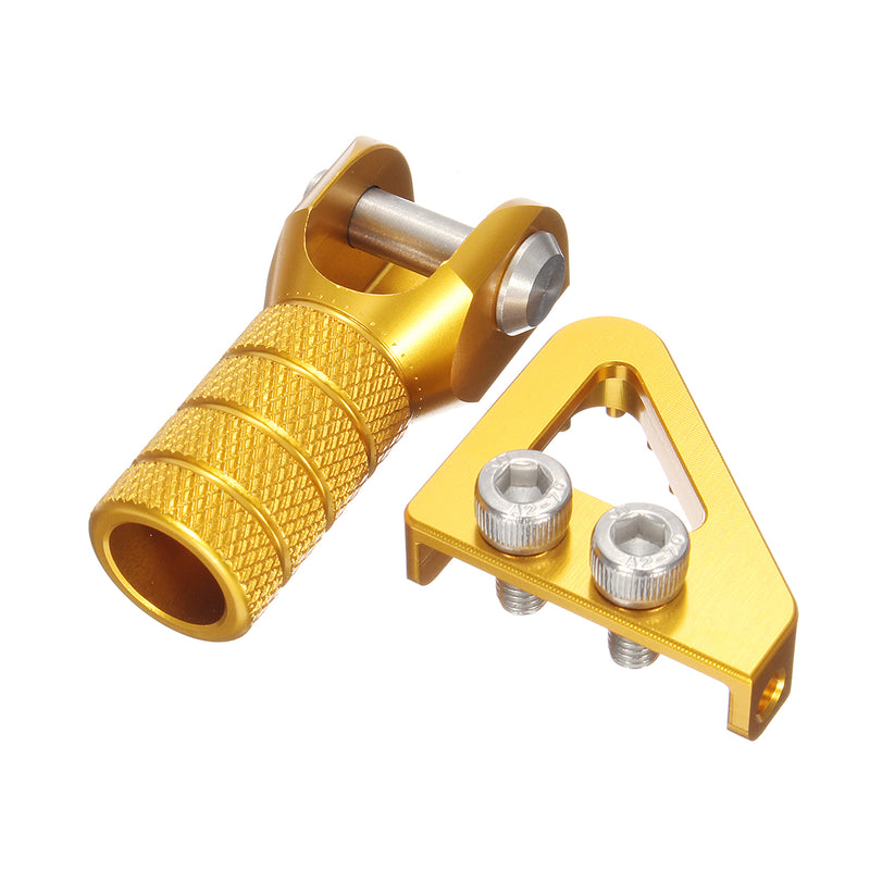 CNC Rear Brake Pedal Step Plate Tip with Gear Shifter Shift Lever For KTM 125-530