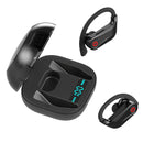 Q62 TWS bluetooth 5.0 Wireless Stereo Hanging Earphone Three Power Display Volume Control Sports Headphones for Xiaomi