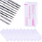 100Pcs Anti Allergy Stainless Steel Sterile Tattoo Needles Disinfected Safety