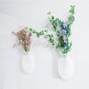 Silicone Wall Hanging Vase Bottle Flower Vase for Plant Flower Home Living Room Window Decoration