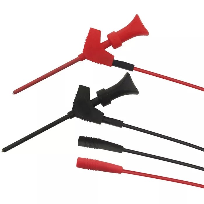 5 Pairs P1511B 2mm Banana Plug Female to Test Clip Probe Test Lead Kit Can Connect the Digital Multimeter Pen