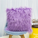 Long Wool Throw Pillow Cover Cushion Seat Sofa Case Home Bedroom Decorations