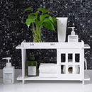 Bathroom Kitchen Storage Rack Wall Punch-free Toilet Washbasin Storage Cabinet