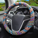 38cm Linen Car Steel Ring Wheel Cover Multi-Color National Styling Flax Cover Universal