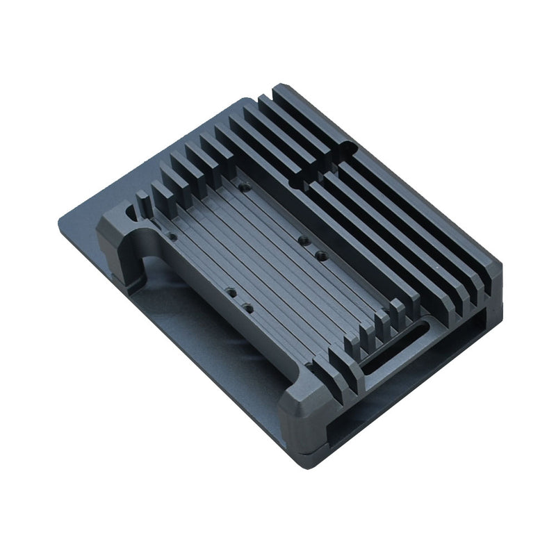 Black/Silver/Golden Dual Fan Aluminum Alloy Case Metal Protective Shell Radiator Enclosure for Raspberry Pi 4 Model B+