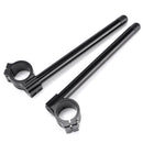 Pair 7/8"41mm Motorcycle Clip-on Bar Tube Handlebars CNC For Yamaha/Honda/GSXR