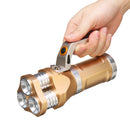 Handheld Spotlight 3000LM AC Rechargeable Flashlight 18650 Flashlight Lamp Torch Light 18650 LED Torch