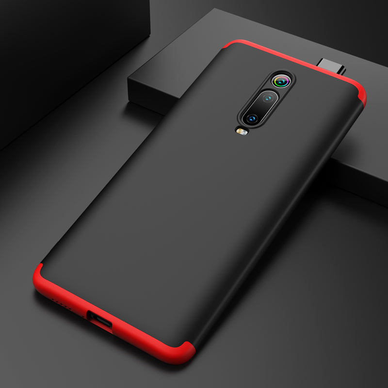 Bakeey 3 in 1 Double Dip 360 Hard PC Full Protective Case For Xiaomi Mi9T / Xiaomi Mi 9T Pro / Xiaomi Redmi K20 / Redmi K20 Pro