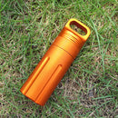 IPRee Outdoor CNC Waterproof Pill Storage Case EDC Seal Canister Survival Emergency Container