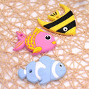 Fish Shape Baby Teethers Silica Gel Molar Baton