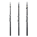 ZANLURE 19PCS Telescopic Fishing Rod Reel Combo Outdoor Carbon Fishing Rod Set Fishing Tools Set-1.8m/2.1m/2.4m