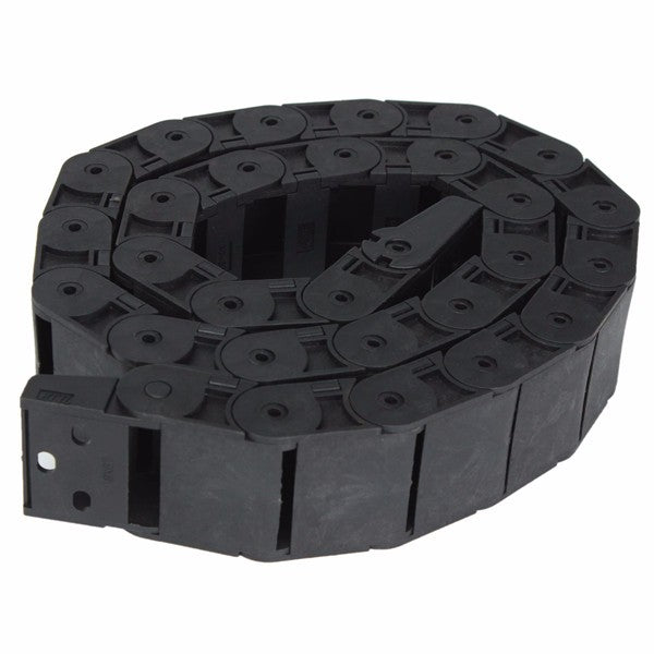 18mm x 37mm Openable Plastic Cable Drag Chain 1M Long Wire Carrier Drag Chain