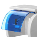 Bathroom Tissue Box Adhesive Waterproof Plastic Roll Paper Storage Holder Rack