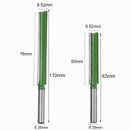 1/4x3/8 Inch Straight Blade Cutting Bearing Extra Long Flush Trim Router Bit