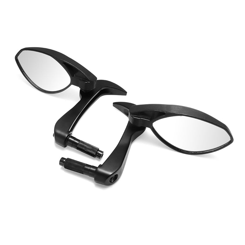 7/8'' 22mm Motorcycle Motorbike Handle Bar End Rearview Mirrors + Lever Guard