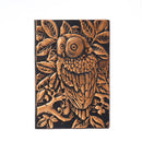 Handmade Vintage 3D Embossed Owl Travel Diary Notebook Journal Leather Notepad