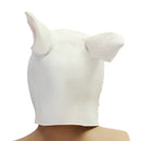 Rabbit Mask Creepy Animal Halloween Costume Theater Prop Party Cosplay  Deluxe Latex