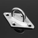 8Pcs Stainless Steel Outdoor Sun Sail Shade Canopy DIY Fixing Fittings Hardware Accessory Tools Kit