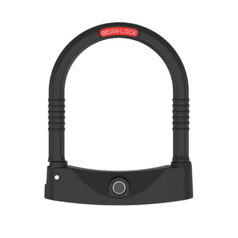 Smart Fingerprint U Lock Bicycle Scooter Anti Theft Locker High Security Keyless Anti-hydraulic Shear Door Lock Rechargeable Waterproof 0.5S Unlock CE ROHS Certification