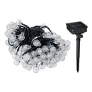 12M 8 Modes 100LED Solar String Light Crystal Ball Fairy Lamp Wedding Holiday Home Wedding Party