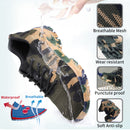 TENGOO Safety Shoes Labor Insurance Shoes Steel Toe Waterproof Anti-Smashing Non-Slip Outdoor Hiking Work Shoes