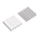 30Pcs 13*13mm Aluminum Heat Sink CPU Radiator Chip for Raspberry Pi