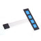 1 Rrow 4 Key Membrane Switch Matrix Keyboard Thin Film Button Control Panel Single-chip Microcomputer Extended Keyboard
