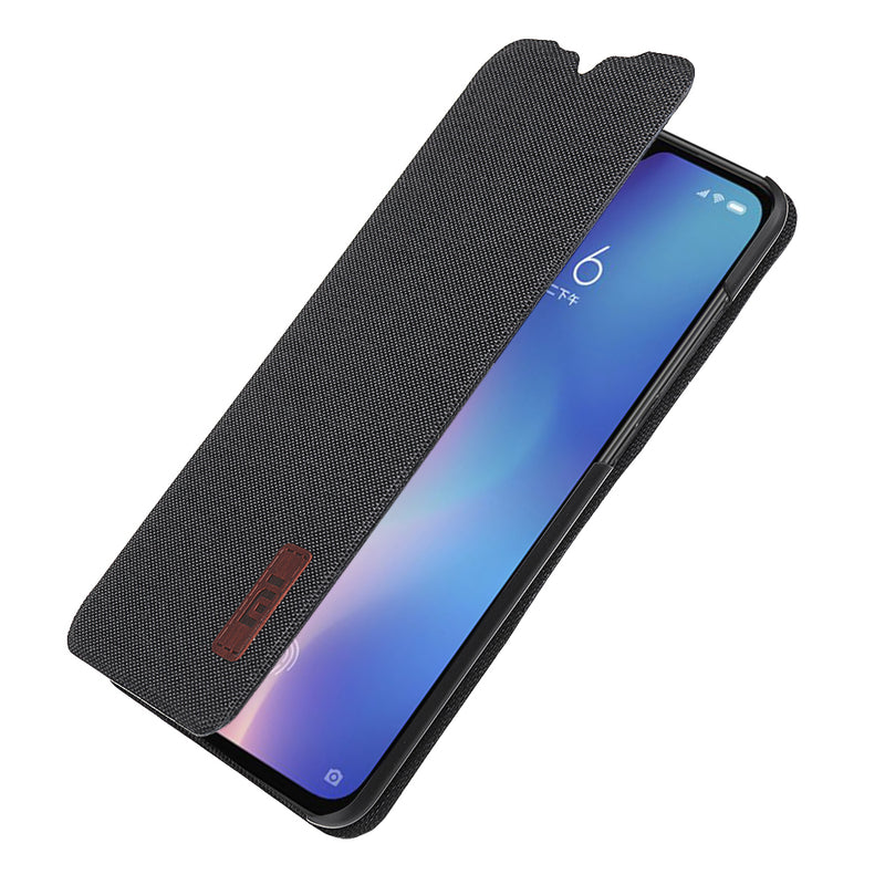 Bakeey Flip Shockproof Fabric Soft Silicone Edge Full Body Protective Case For Xiaomi Mi9 Mi 9 / Xiaomi Mi9 Mi 9 Transparent Edition