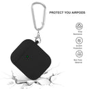 Enkay Dustproof Earphone Silicone Protective Case + Ear Tips + Anti-lost Hook For Apple AirPods 1 & Apple AirPods 2