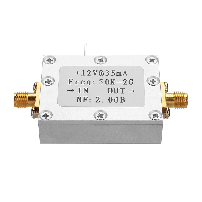50K-2G LNA Low Noise Amplifier High Gain 31DB@0.5G Flatness RF Amplifier