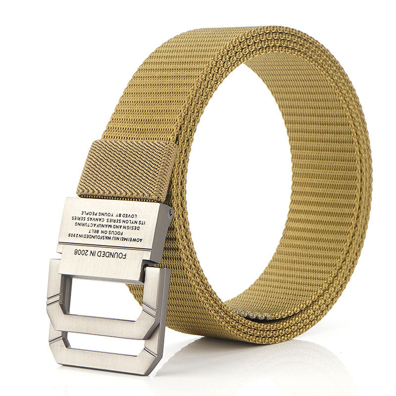 AWMN 120cm Nylon Belt Metal Buckle Quick Release Tactical Belts Hunting Camping