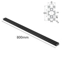 Machifit 800mm Length Black Anodized 2040 T-Slot Aluminum Profiles Extrusion Frame For CNC