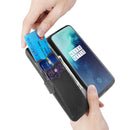 For OnePlus 7T Pro Case Bakeey Flip with Stand Card Slots PU Leather Full Cover Shockproof Soft Protective Case