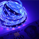 5M UV SMD2835 395-405NM Purple 300 LED Non-Waterproof Strip Light Kit + Connector + Power Supply 12V