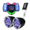 Waterproof Motorcycle LED bluetooth Handlebar Audio System LCD Clock Display FM Radio Stereo Amplifier Speaker